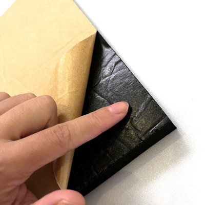 검은색 자착성 EPDM 셀룰러리 고무 엽 Aluminum Foil Sticky Single-Sided Foam